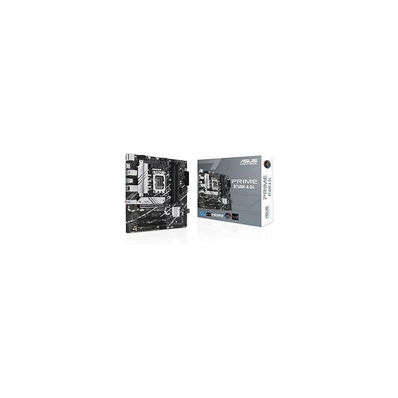 ASUS PRIME B760M-A D4-CSM Micro-ATX LGA1700 sokkel Intel B760 ASUS PRIME B760M-A D4-CSM Micro-ATX LGA1700 sokkel Intel B760